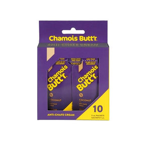 Chamois Buttr - Coconut Anti-chafe - 9ml - 10 Pack