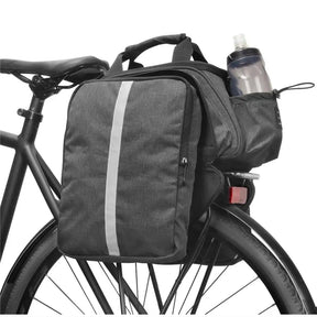 Sahoo Rack Top Pannier Trunk Bag - Expandable Sides - Velcro Universal Straps - 8l