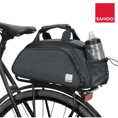 Sahoo Rack Top Pannier Trunk Bag - Expandable Sides - Velcro Universal Straps - 8l