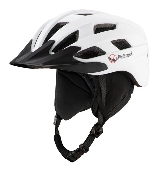 Pieproof Helmet - Magpie Protection Helmet - [cl:white Sz:large]