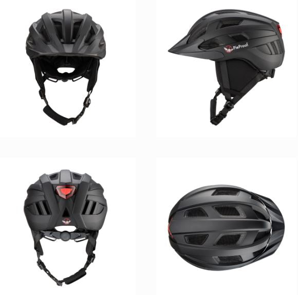 Pieproof Helmet - Magpie Protection Helmet - [cl:black Sz:large]