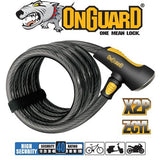 Onguard Bike Lock - Doberman Key Lock - 185cm X 15mm (8027) 