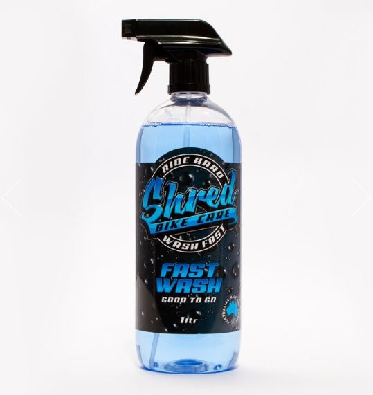 Shred Bike Care - Fast Wash  (ready To Use) Spray Bottle 1l 