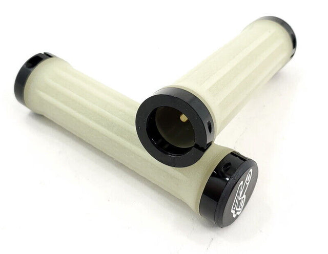 Renthal Grips Lock-on Traction Kevlar Compound - Khaki Colour