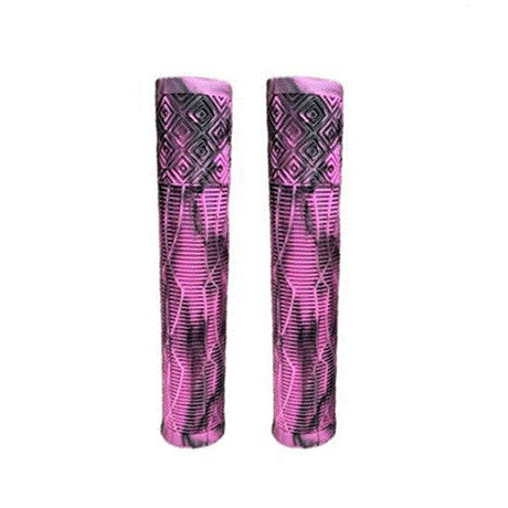 Qbp Grip - For Scooter / Bmx - 162mm Length [cl:black / Pink]