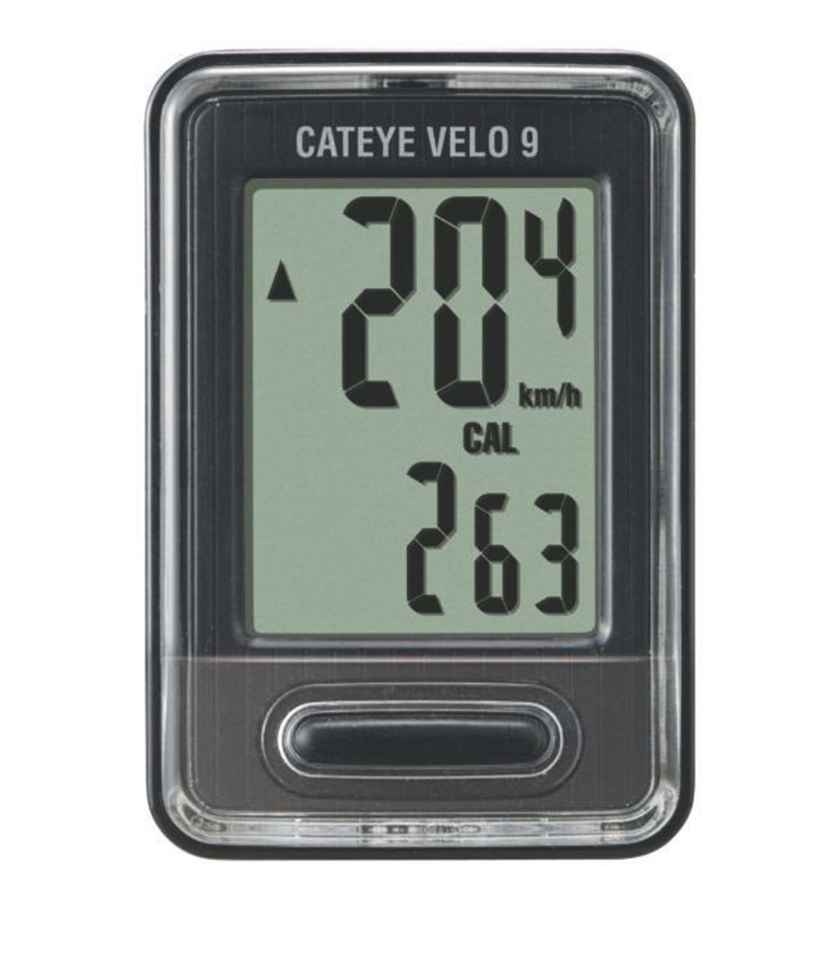 Cateye Computer Velo-9 Blk/grey Wired 9 Function