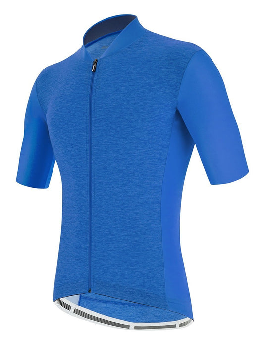 Santini - Colore Puro S/s Mens Cycling Jersey Classic Roayl Blue