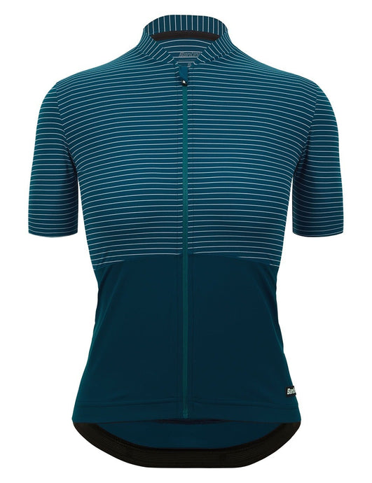 Santini - Colore Riga Womans Short Sleeve Summer Jersey Teal