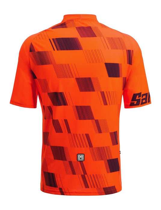 Santini - Fibra Mens Gravel/mtb Jersey Fluro Orange