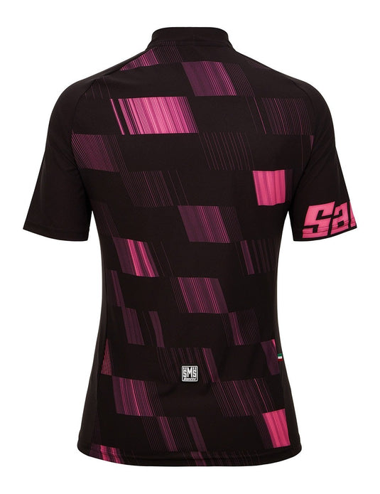 Santini - Fibra Womans Gravel/mtb Jersey Black / Pink