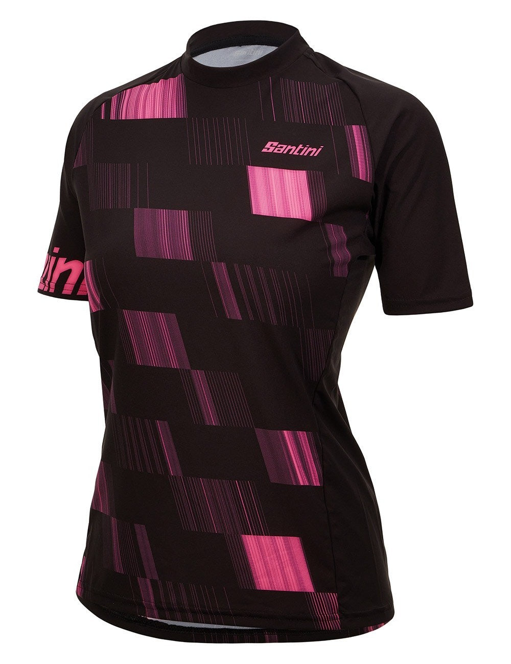 Santini - Fibra Womans Gravel/mtb Jersey Black / Pink [sz:large]