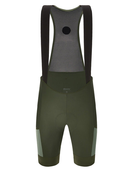 Santini - Gravel Bibshorts Black C3 Military Green L