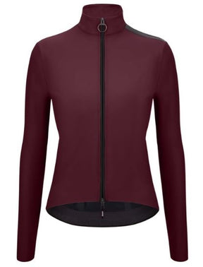 Santini Sms Adapt Multi Waterproof Womans - Long Sleeve Jacket 4w - Burgundy - Medium [cl:burgandy Sz:medium]