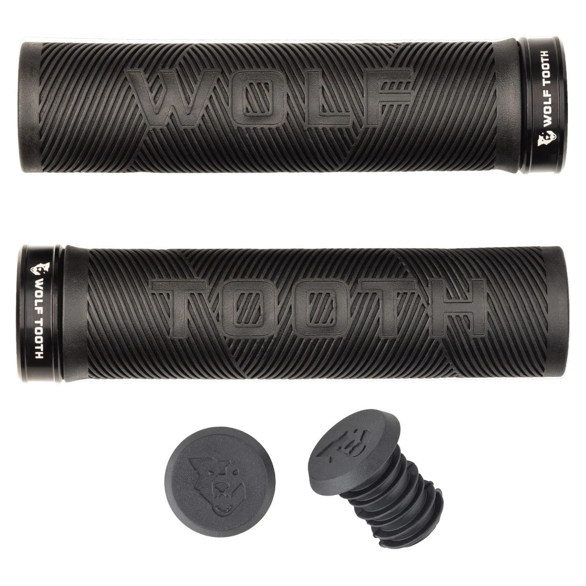 Wolf Tooth Echo Lock-on Grips [cl:blk/blk]