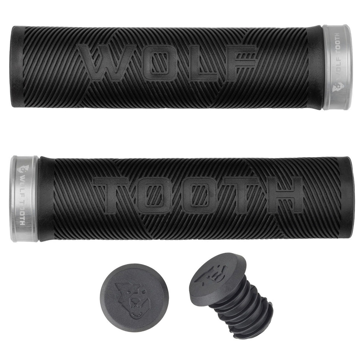 Wolf Tooth Echo Lock-on Grips [cl:blk/slv]