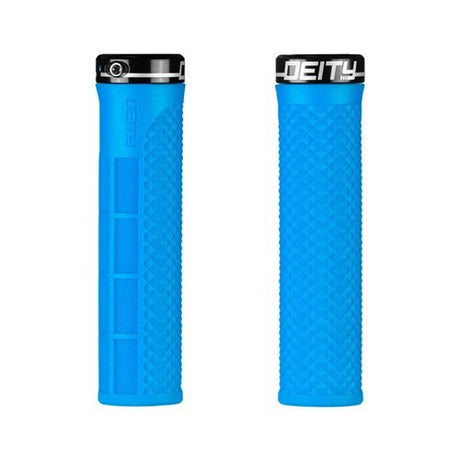 Deity Grips - Lockjaw Lock-on (132mm X 32mm) [cl:blue]