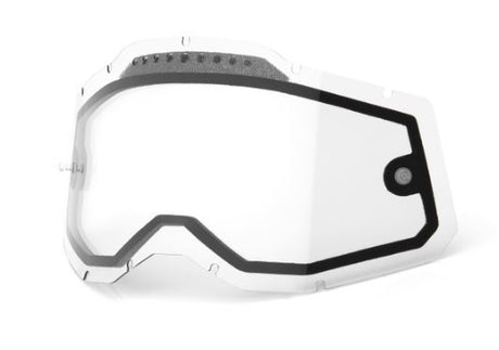 Ride 100% Lens Gen2 Rc/aci/st, Duale Pane Vented - Clear