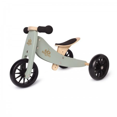 Kinderfeets Tiny Tot - 2 In 1 Trike To Balance Bike - Colour Sage