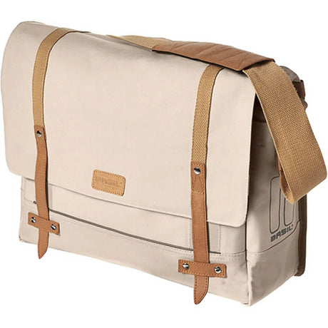 Basil Portland Messenger Pannier Bag - 20l Creme