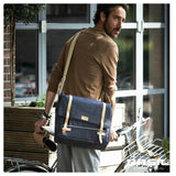 Basil Portland Messenger Pannier Bag - 20l Creme