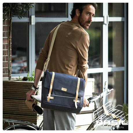 Basil Portland Messenger Pannier Bag - 20l Creme