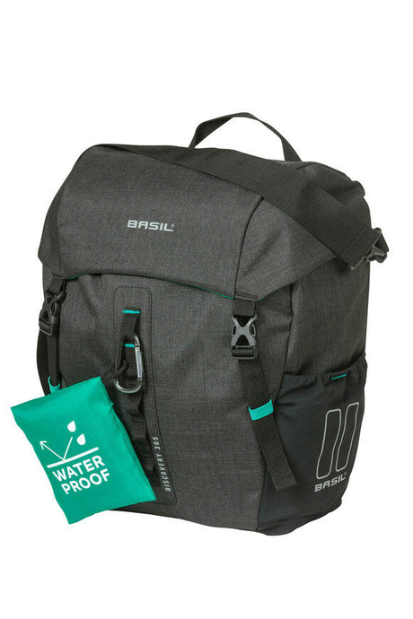 Basil Discovery Single Pannier Bag 9l - Black - 365d