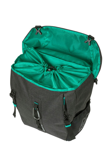 Basil Discovery Single Pannier Bag 9l - Black - 365d