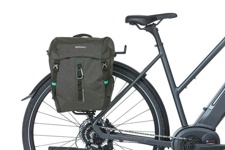 Basil Discovery Single Pannier Bag 9l - Black - 365d