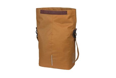 Basil City Shopper Pannier Bag - 16l - Camel Brown