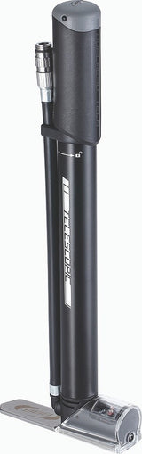 Bbb Pump - Traveller Telescopic With Foldable Foot & Pressure Gauge (bmp-53)