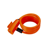 Bbb Quicksafe Bike Lock 8mm X 1500mm (key Lock) [cl:orange]