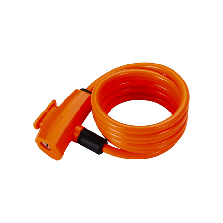Bbb Quicksafe Bike Lock 8mm X 1500mm (key Lock) [cl:orange]