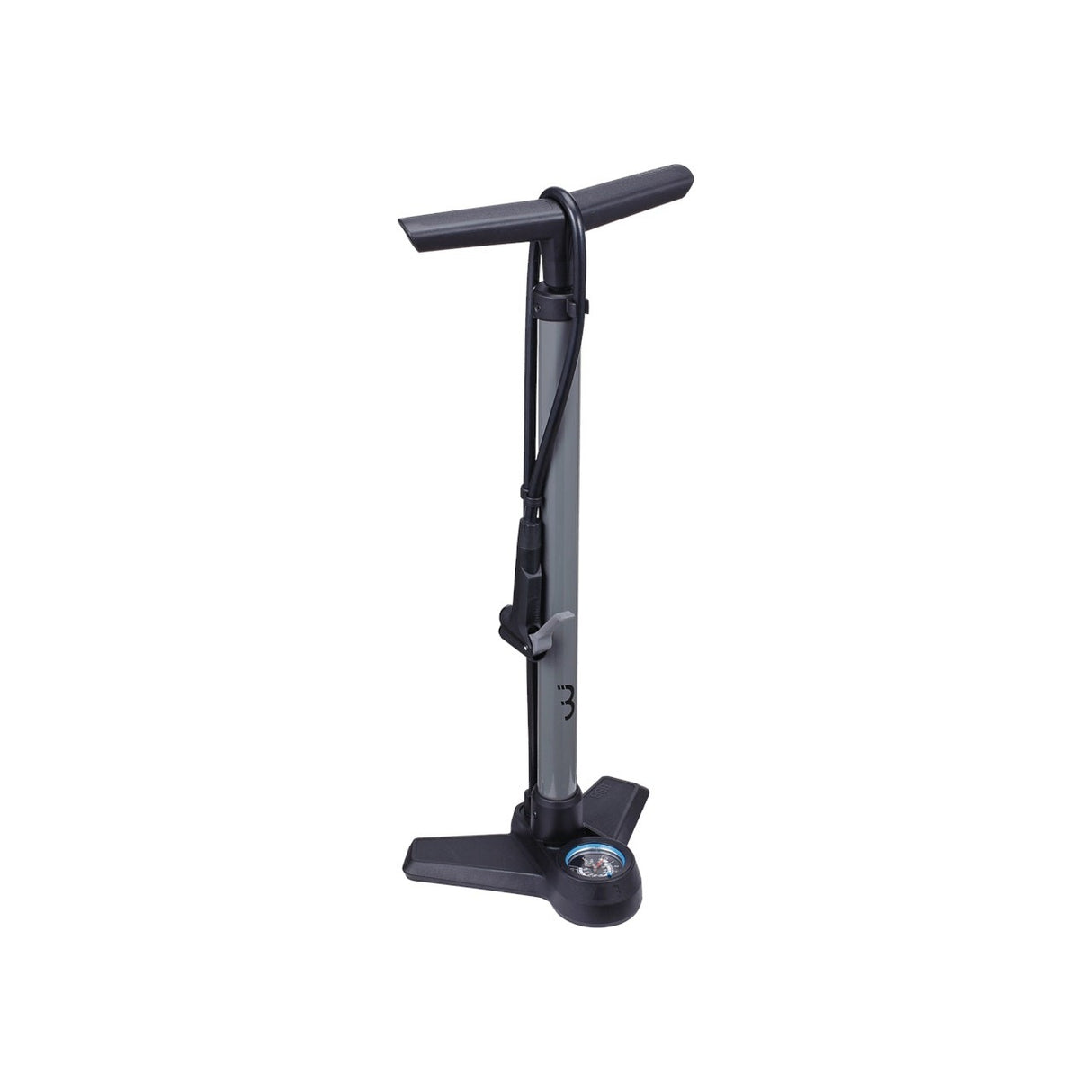 Bbb Floor Pump - Airboost Steel Inc Guage - (bmp-21) [cl:grey]