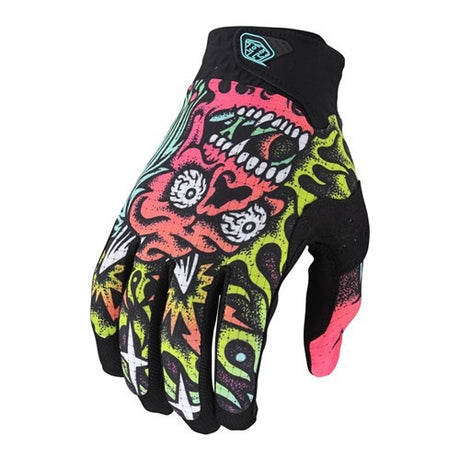 Tld 2022 Air Glove Skull Demon Orange/green [sz:large]
