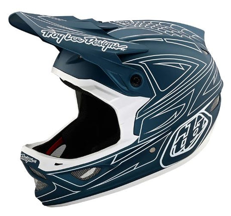 Tld 2022 D3 As Fiberlite Helmet Spiderstripe Blue [sz:x- Large]