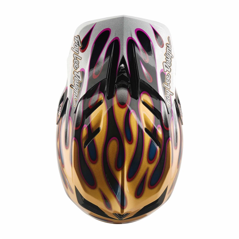 Tld 26.1 D4 Carbon Helmet - Mips Overspray Gold / Black [sz:med / Lge]