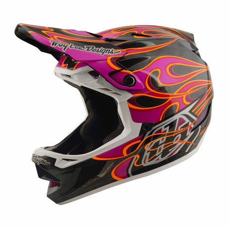 Tld 26.1 D4 Carbon Helmet - Mips Torched Carbon / Magenta [sz:med / Lge]