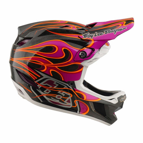 Tld 26.1 D4 Carbon Helmet - Mips Torched Carbon / Magenta [sz:med / Lge]