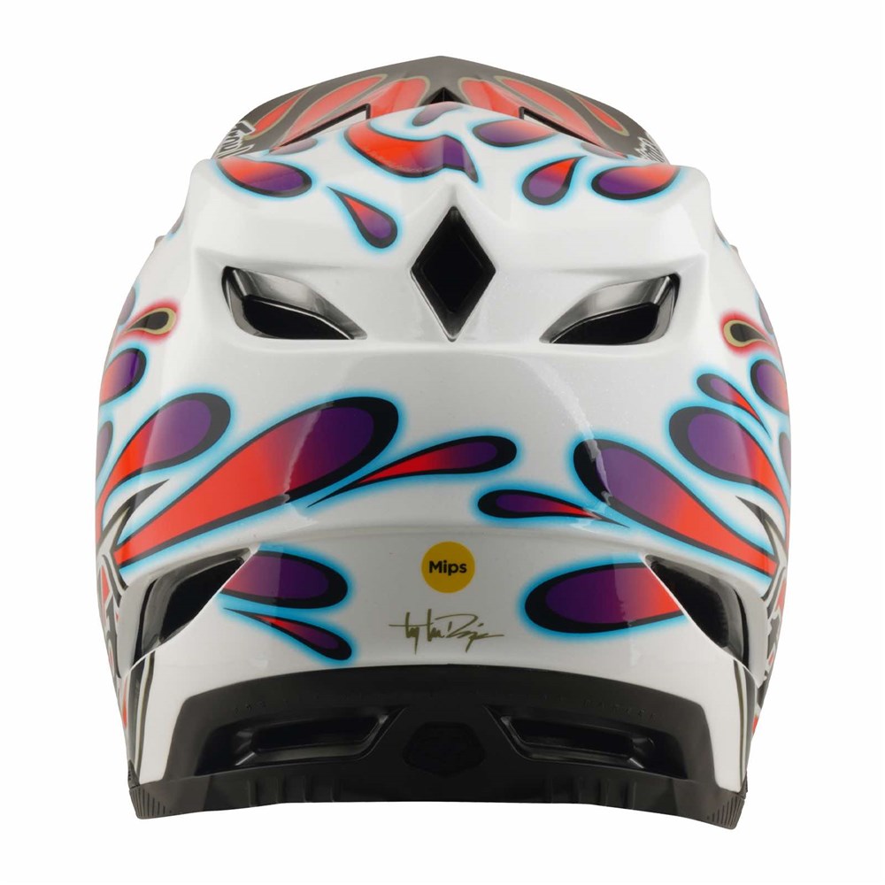 Tld 26.1 D4 Composite Helmet - Mips Overspray White / Red [sz:med / Lge]