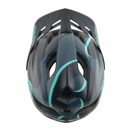 Tld 26.1 Flowline Se Helmet - Mips Badge Carbon / Real Teal [sz:m/l]