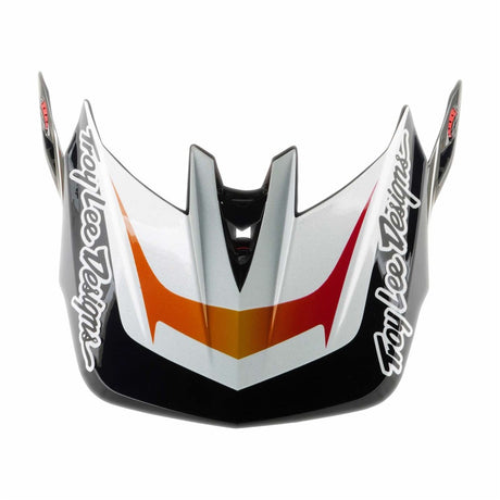 Tld 26.1 D4 Visor - Lined Up White - One Size Fits All