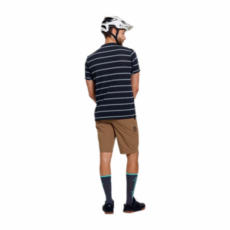 Tld 26.1 Skyline Ride Ss Tee - Checked Out Carbon [sz:large]