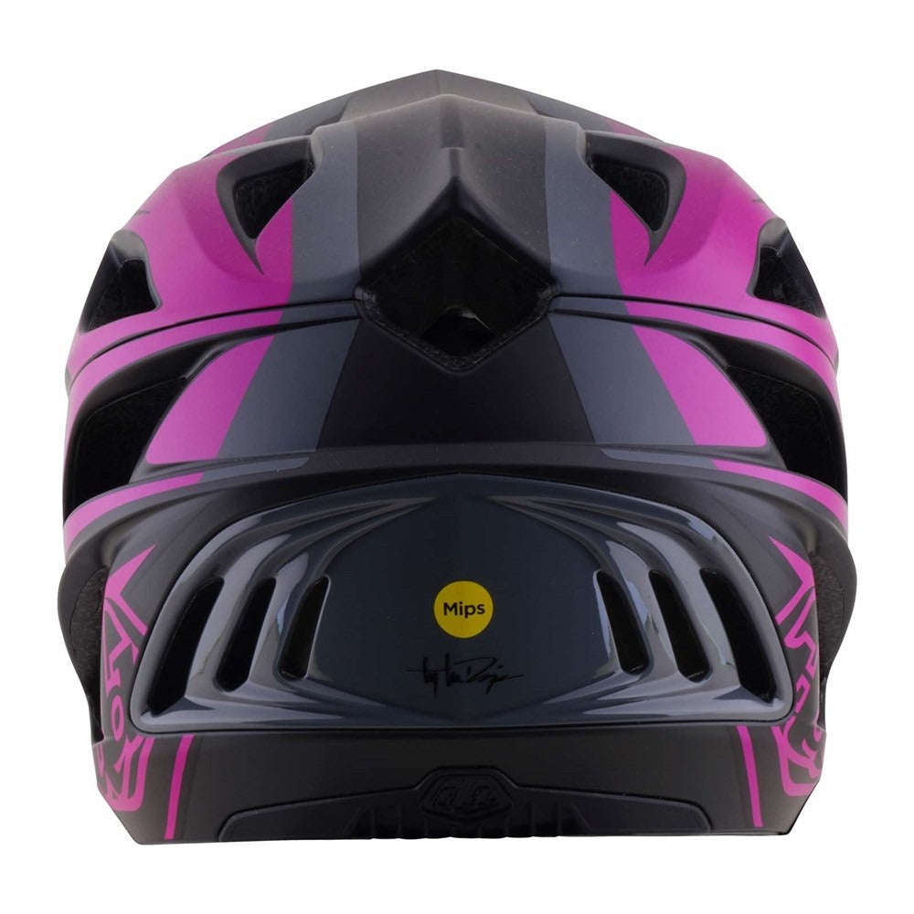 Tld 26.1 Stage 2 Helmet Mips - High Vz Dark Grey / Neon Fuchs [sz:m/l]