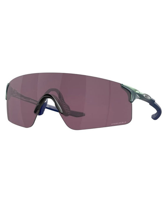 Oakley Sunglasses Evzero Blades Matte Silver/blue Colourshift Prism Road Black