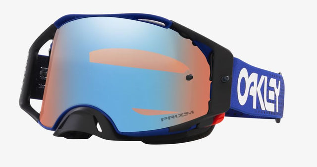 Oakley Goggles Airbrake Mx Moto Blue W/ Prism Mx Sapphire
