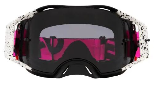 Oakley Goggles Airbrake Mx Black Splatter W/ Dark Grey