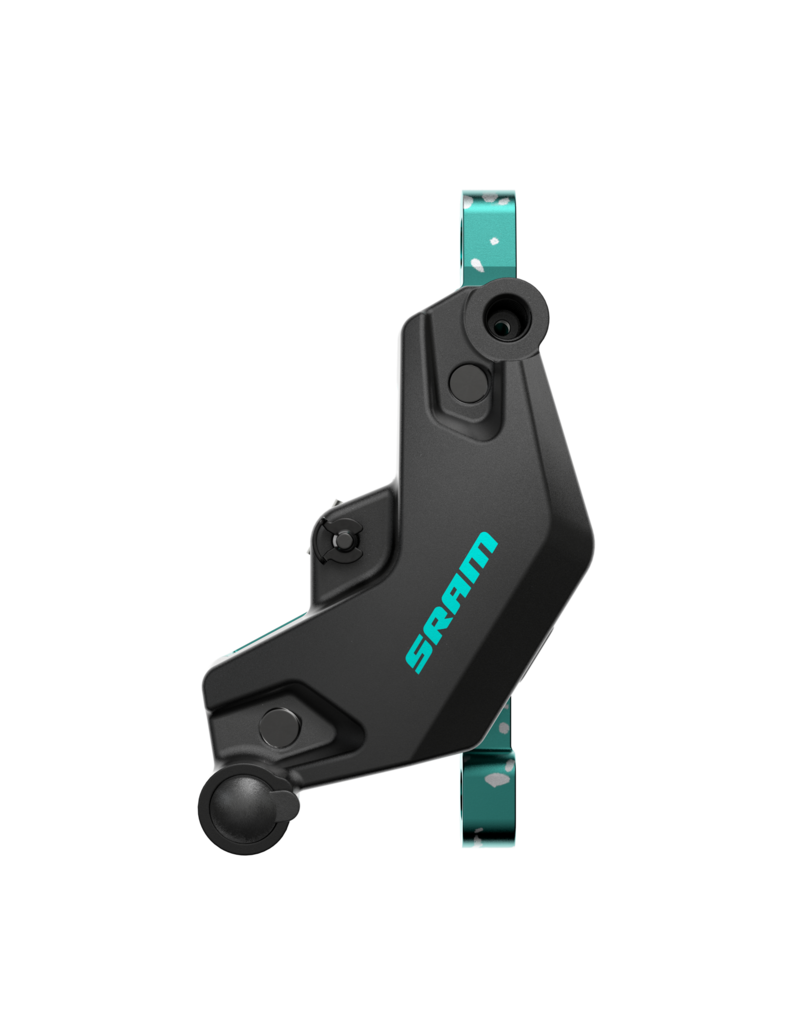 Sram Disc Brake Full Expert Kit - Motive Ultimate Stealth - Alu Lever - Teal Splatter