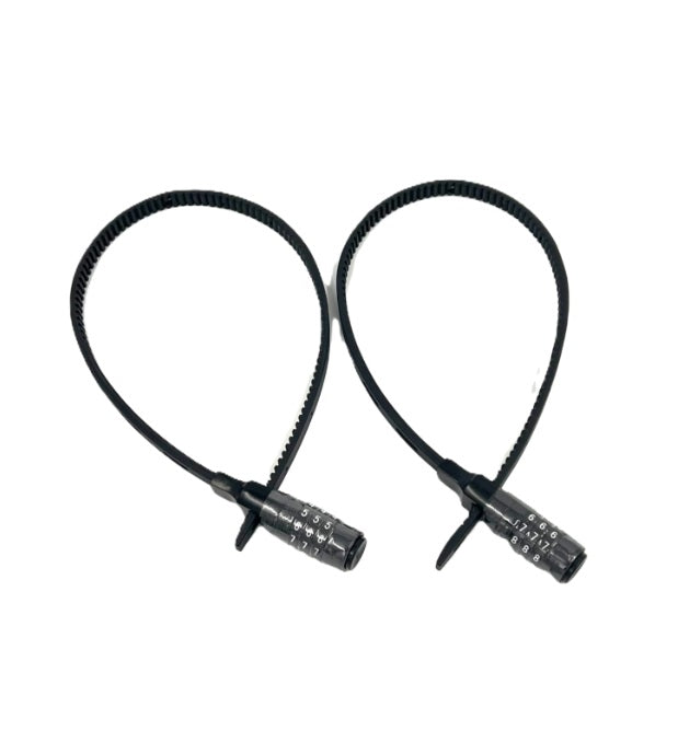 Jetblack Lock - Zip Tie Combo- Pair (2 Locks) - 530mm - Reset 3-digit