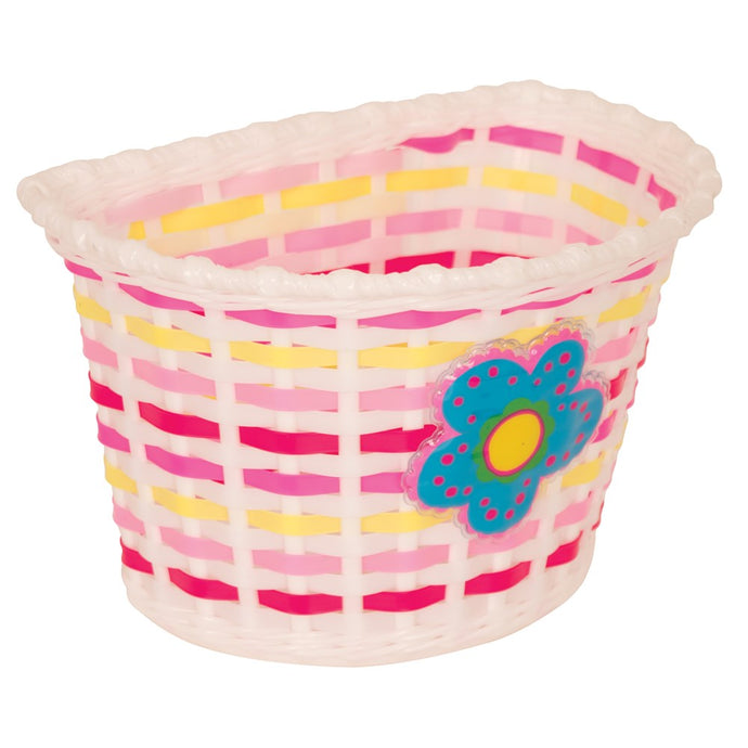 Kiddies Basket Pink/yellow/white