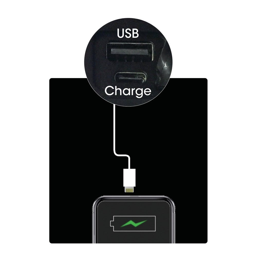 Azur Light - Aurora Front Usb Rechargable With Power Bank - 1200 Lumen
